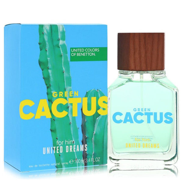 United Dreams Green Cactus Eau De Toilette Spray By Benetton